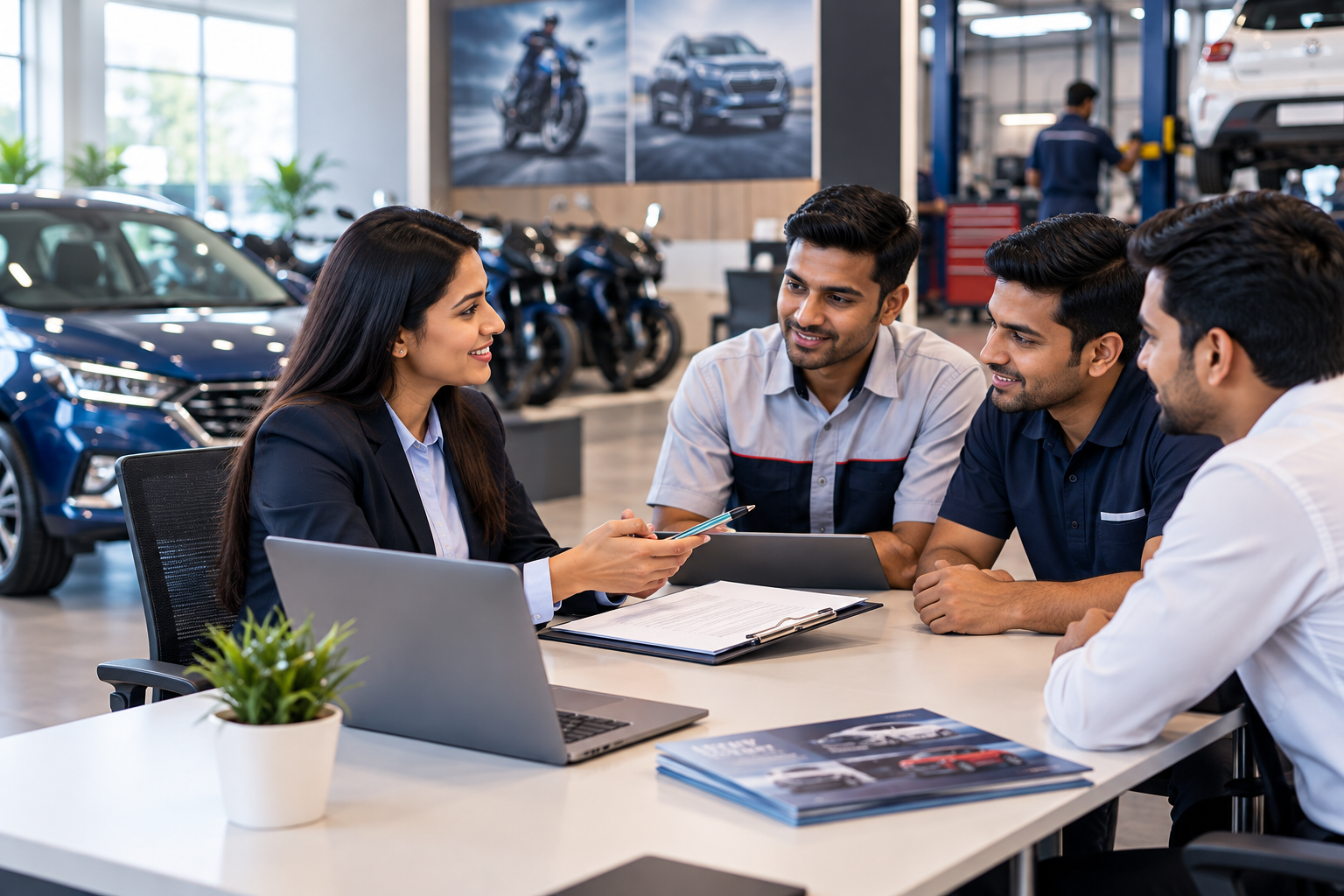 Automotive workshop manpower