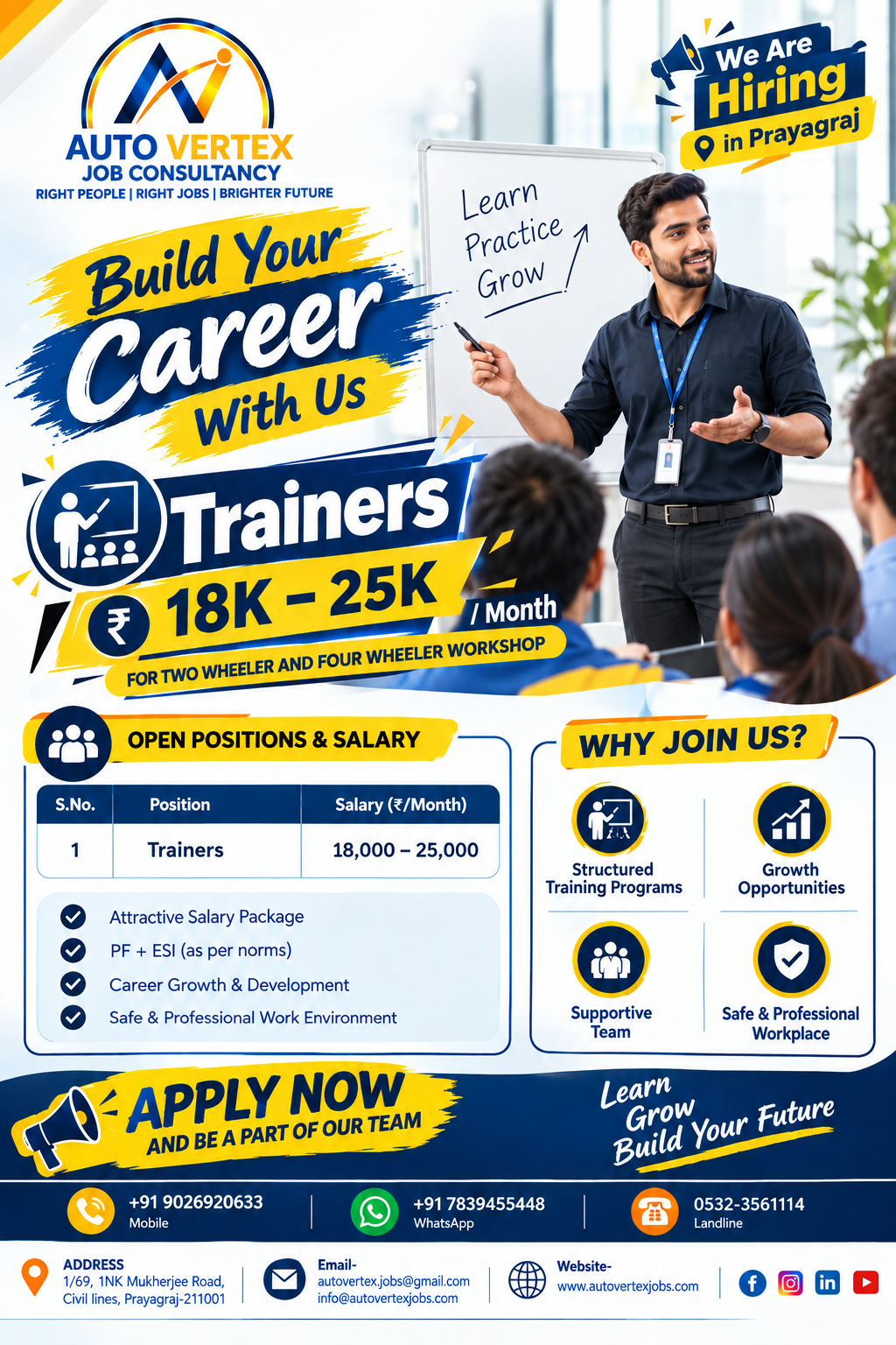 Automotive manpower opportunity